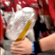 Illustration for article titled Wisconsin’s QB didn’t drop the Mayo Bowl trophy, the cheap-ass thing broke in his hand